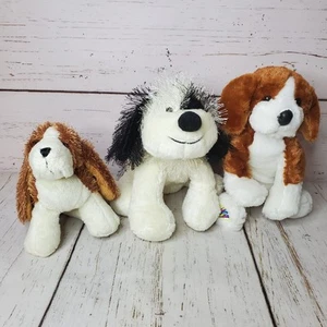 Webkinz Dogs Bassett Beagle Cheeky Puppy Plush Ganz No Codes Lil' Kinz Lot of 3 - Picture 1 of 17