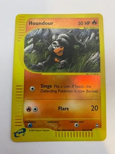 Pokémon Card - Reverse-Holo Houndour 86/147 Aquapolis *LP* e-Card Common - Picture 1 of 9
