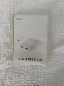 Acer 4K USB-C to HDMI, USB-A 3.0 Adapter Hub, Multiport Digital AV Converter - Picture 1 of 3