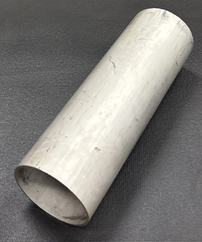 Круглая труба 3 1/2 дюйма NPS 304 / 304L SCH 10 из нержавеющей стали длина 3,5 дюйма x 12 дюймов - Изображение 1 из 1