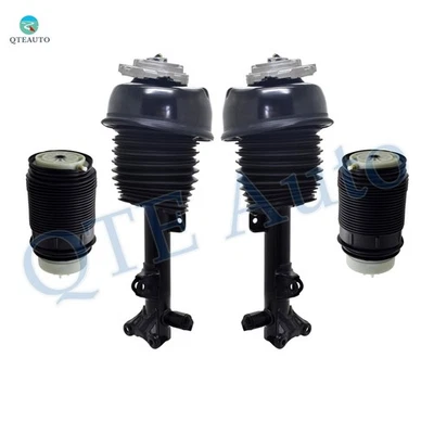4 resortes neumáticos traseros puntal suspensión neumática delantera para Mercedes-Benz E63 AMG 2010-2016 Foto 1 de 4