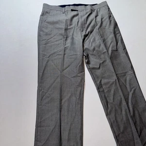 Banana Republic graue Herrenhose 34 x 34 maßgeschneidert schmale Passform grau Wolle gerades Bein - Bild 1 von 12