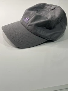 Adidas Women’s Originals Saturday Hat Gray White Adjustable - Picture 1 of 2