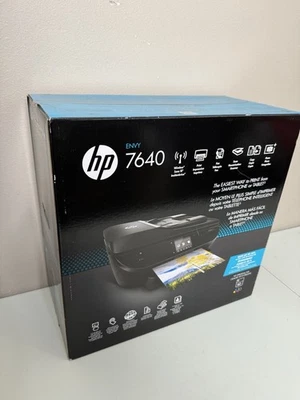 HP Envy 7640 Wireless All-In-One Inkjet Photo Printer Copier Scanner Brand New - Image 1 of 4