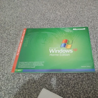 Windows XP Home Edition OEM installation disk with key unopened unused - Image 1 of 3