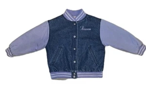Disney Store Beauty And The Beast Denim Jacket Kids Size XS Vintage - Picture 1 of 11