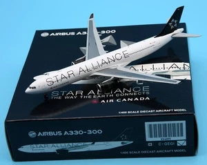 JC Wings 1:400 Air Canada Airbus A330-300 Diecast Aircraft Jet Modelo C-GEGI Nuevo - Imagen 1 de 12