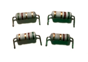 5,1 Ohm 1W 5% Wire Wound Fixed Resistor Non Flame Genuine Yageo part tested x 4 - Picture 1 of 3