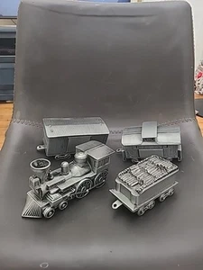 1974 BANTHRICO W.&A.R.R. Railroad Train Engine Caboose Tender Car Metal Banks - Bild 1 von 16