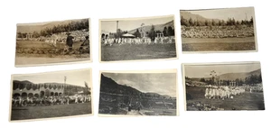 Columbia Gardens Park BUTTE Montana RPPC Antique Postcard Lot Photos DANCE - Picture 1 of 8