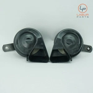 R230 03-12 Mercedes Clase SL PAR DE BOCINAS ALTO TONO BAJO ALARMA SIRENA - Imagen 1 de 5
