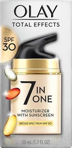 Olay Total Effects 7 In One Moisturizer with Sunscreen SPF 30 1.7 Oz - Picture 1 of 4