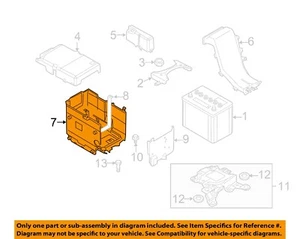 MAZDA OEM 06-15 5 Electrical Battery-Tray CC2956040E - Foto 1 di 2