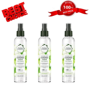 3 Pack Herbal Essences Touchable Hold Hairspray, Non-Aerosol Hair Spray, 8 fl oz - Picture 1 of 21