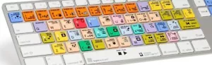 Logickeyboard keyboard Compatible with Apple Logic Pro X 10.2.1 # LKBU-LOGXP2-M8 - Picture 1 of 4