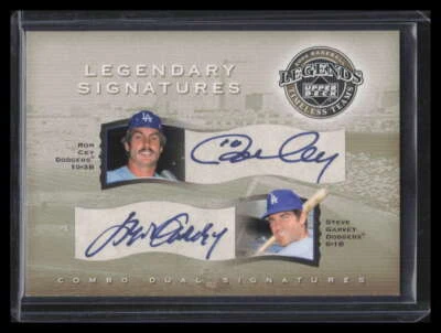 UD Legends Timeless Teams Legendary Signaturs 2004 Cey Garvey doble automático 80/150 Foto 1 de 2