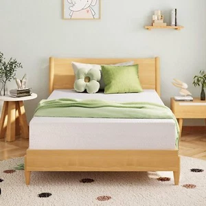 6-Inch Children's Twin Mattress, Memory Foam Mattress, 75''L x 38''W, White - Picture 1 of 8
