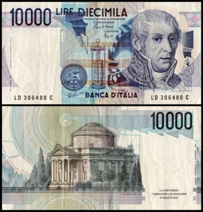 Italy 10000 Lire, 1984, P-112b, Used - Picture 1 of 1