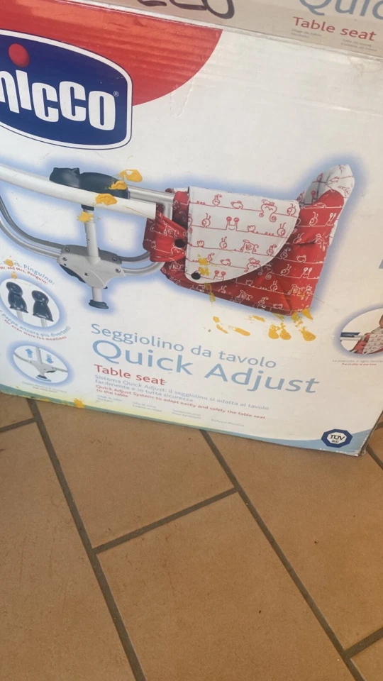 Seggiolino da tavolo CHICCO Quick Adjust Table Seat Froggy seggiolone 6m+ - Immagine 1 di 1