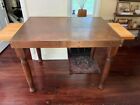 Kitchen Cooper Table with Sliding Cutting Boards- Artist Made