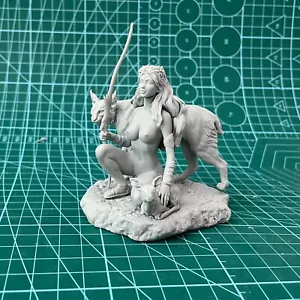 Resin Figur Modellbausatz Sexy Artemis Girl NSFW im Maßstab 1:24 unbemalt ungebaut - Bild 1 von 6