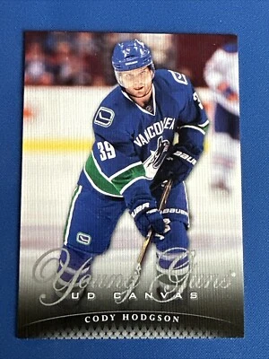 2011-12 Upper Deck Young Guns Canvas C117 Cody Hodgson Vancouver Canucks - Image 1 of 2
