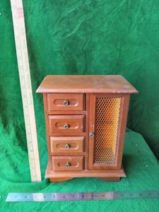 Deko Schmuck Aufbewahrungsbox Vintage Holz Organizer - Bild 1 von 6