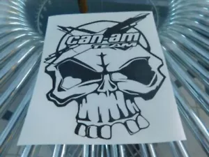 can-am , skull , stickers vinyl decal , autocollant - Picture 1 of 3