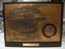 80's ANA All Nippon Airways 20 Years of Service Memorial with Clock Frame Souven