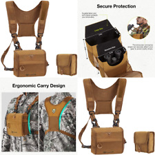 Bino Chest Binocular Harness System Bag Rangefinder Pouch Hunting Case Top LARGE