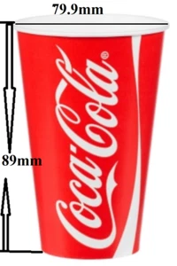 COCA-COLA COLD DRINK PAPER CUP 9OZx1000 NO LID - Picture 1 of 1