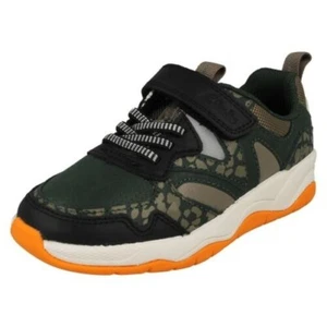 Bambini Clarks Moda Grande Cat Ispirato Artiglio Dettagliato Da Clowder Run K - Imagen 1 de 29