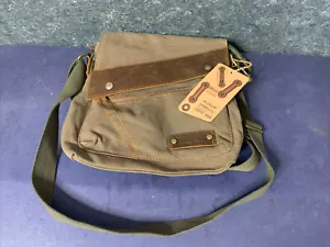 AUGUR - Messenger Bag, Vintage - Canvas Shoulder Bag Crossbody Purse -Style 9088 - Picture 1 of 7