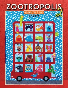 Zootropolis 2 Applique Quilt Pattern Book by Sassafras Lane Designs - Picture 1 of 2