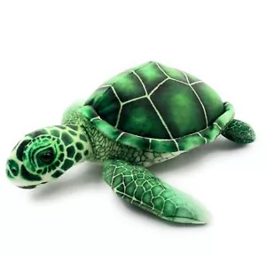 Plüschtier Stofftier Kuscheltier Kriechtier Schildkröte Meeresschildkröte 24 cm - Bild 1 von 3