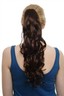 WIG ME UP Haarteil Zopf - 60 Cm, Hellblond, Gelockt, Mit Butterfly-Klammer Für Natürlichen Look