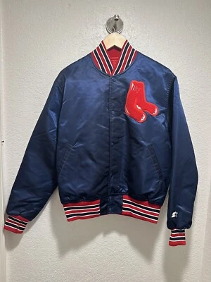 Vintage Starter MLB Diamond Collection Boston Red Sox Satin Jacket Men’s Medium - Image 1 of 4