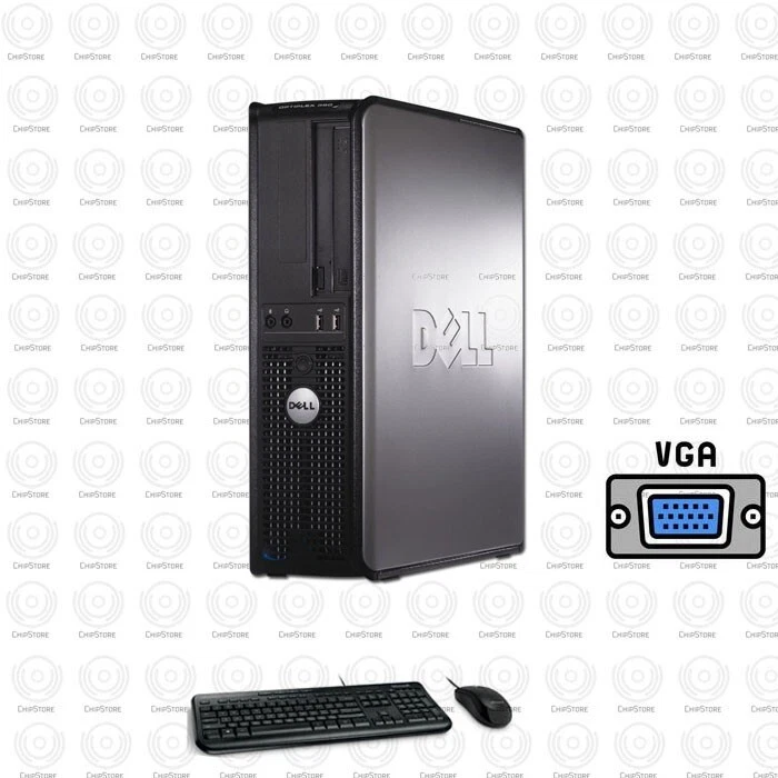 Fast Dell Desktop Computer PC Core 2 Duo 1TB |SSD| WiFi PC Windows XP 64bit - Image 1 of 4