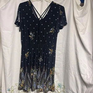 Mujer Maurices XXL 2X Midi Vestido Floral Negro - Imagen 1 de 8