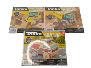 NEU! TONKA - Bauen Sie Ihr eigenes: Feuerwehrauto; Frontlader; Muldenkipper NEU/VERSIEGELT!!! - Bild 1 von 5