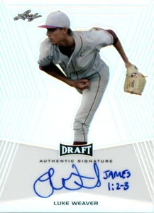 2014 Leaf Metal Draft #BALW1 Luke Weaver Auto - NM-MT - Picture 1 of 2