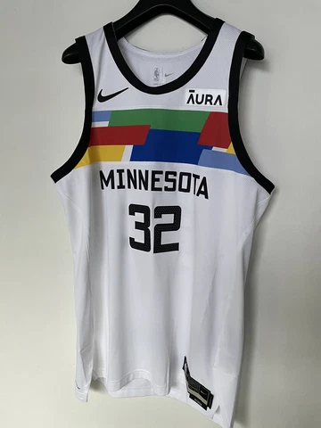Karl-Anthony Towns Minnesota Timberwolves Nike City Edition Authentic Jersey 48L Cover
