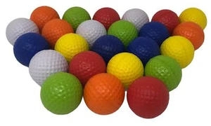 Foam Practice Golf Balls - Colored Soft Golf Balls (Assorted, 24-Pack) - Picture 1 of 3