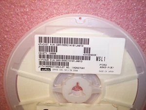 QTY (10,000) 100pf 50V 5% COG 0402 SMD CERAMIC CAPACITORS GRM1555C1H101JA01D - Picture 1 of 1