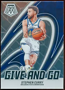 2023-24 Panini Mosaic | Stephen Curry Give And Go #1 | Warriors NBA Basketball - Foto 1 di 2