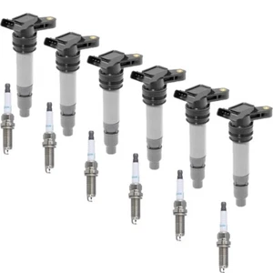 BERU Ignition Coil & Denso OEM Iridium Spark Plug 12PCS For Volvo Land Rover LR2 - Picture 1 of 4
