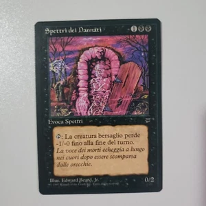 Ghosts of the Damned Vintage Italian Black Creature Magic The Gathering Card - Picture 1 of 2