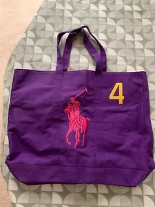 Genuine Ralph Lauren Womens Number 4 Tote Bag - BN NT - Picture 1 of 4