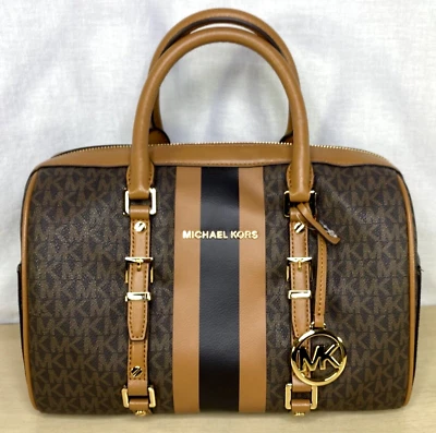 Сумочка Michael Kors Bedford дорожная сумка средняя спортивная сумка коричневая желудевая - Изображение 1 из 4