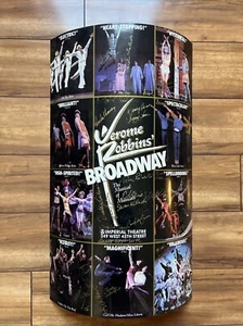 Cast Signed JEROME ROBBINS BROADWAY Broadway Poster Windowcard - Picture 1 of 10